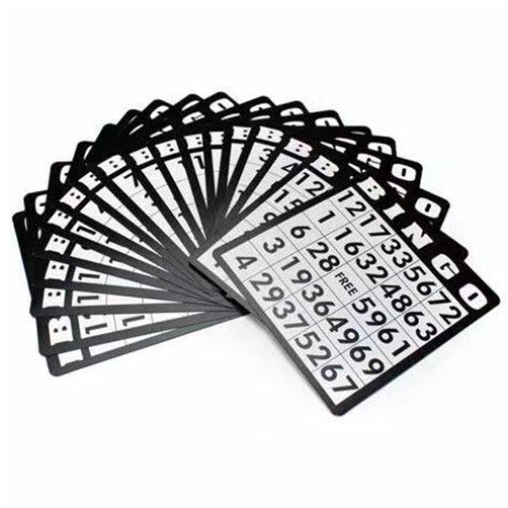 2Pcs Metal Bingo Game Machine with Bingo Cards