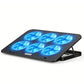 Laptop Cooling Pad 6 Fans Gaming Laptop Cooler with Adjustable Stand