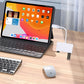 For iPhone iPad  5 in 1 USB-C SD Card Reader USB-C to Memory Card OTG Adapter