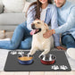 Pet Feeding Mat Absorbent Pet Placemat for Food and Water Bowl with Rubber Backing