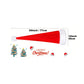 77cm Long Christmas Hat Plush Santa Claus Hat Red and White Xmas Party Costume Cap