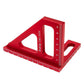 45/90 Degree Multi-Angle Measuring Drawing Line Aluminum Alloy Ruler