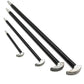 4Pcs Solid Steel Pry Bar Set with Rolled Heel for Heavy-Duty Prying