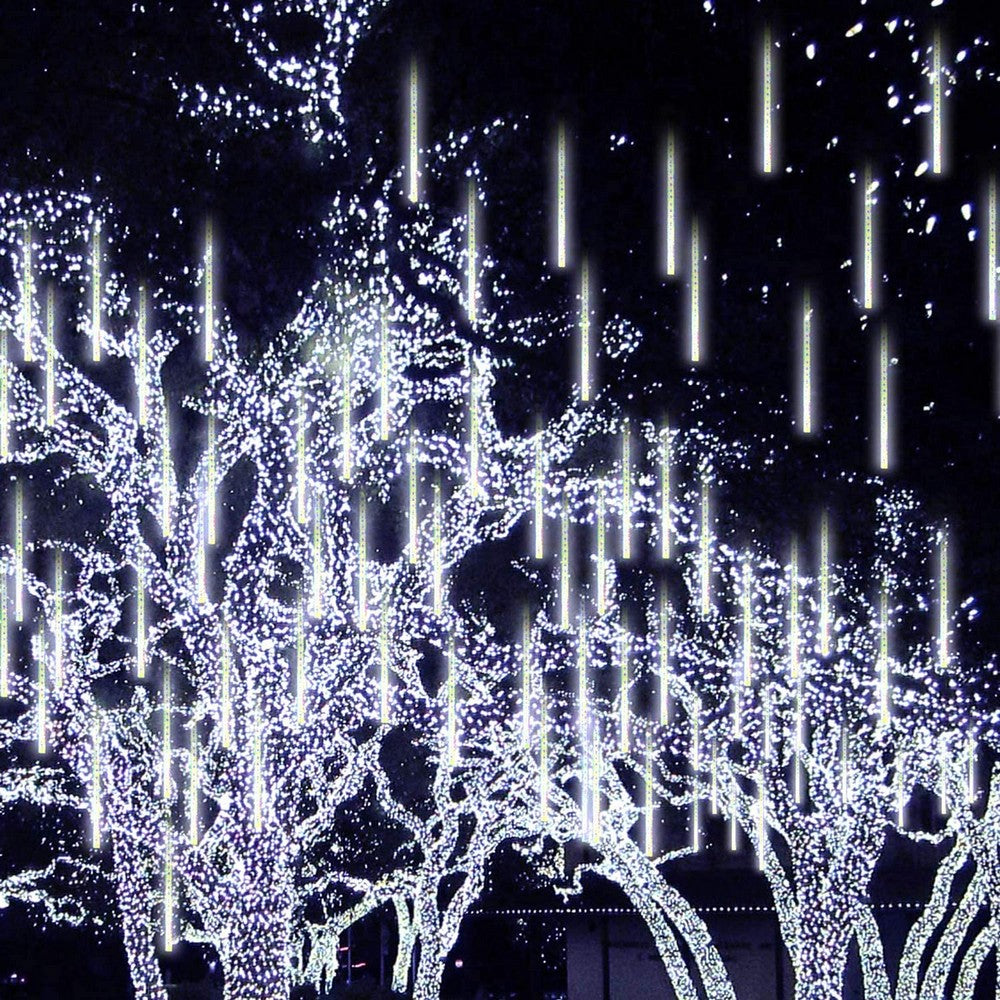 8 Tube 288 LEDs Solar Powered Christmas Meteor Shower Lights