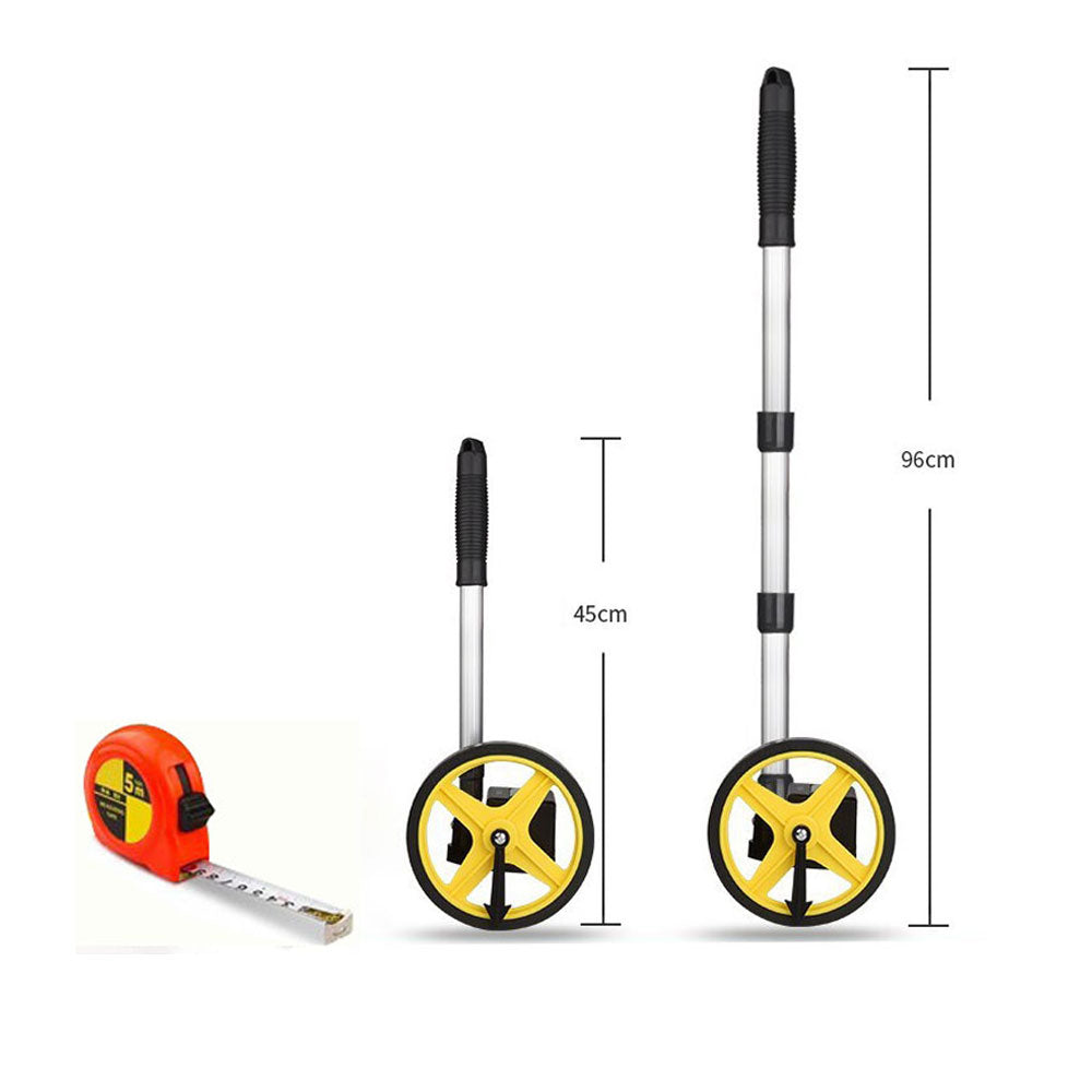 10KM Measure Distance Measuring Wheel Tape Collapsible Land Trundle Walking Surveyor