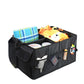 Foldable Car Trunk Organizer with Handles and 3 Compartments