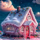 5D Diamond Painting Fantasy Cottage Castle Kits for Kids Adults Beginners