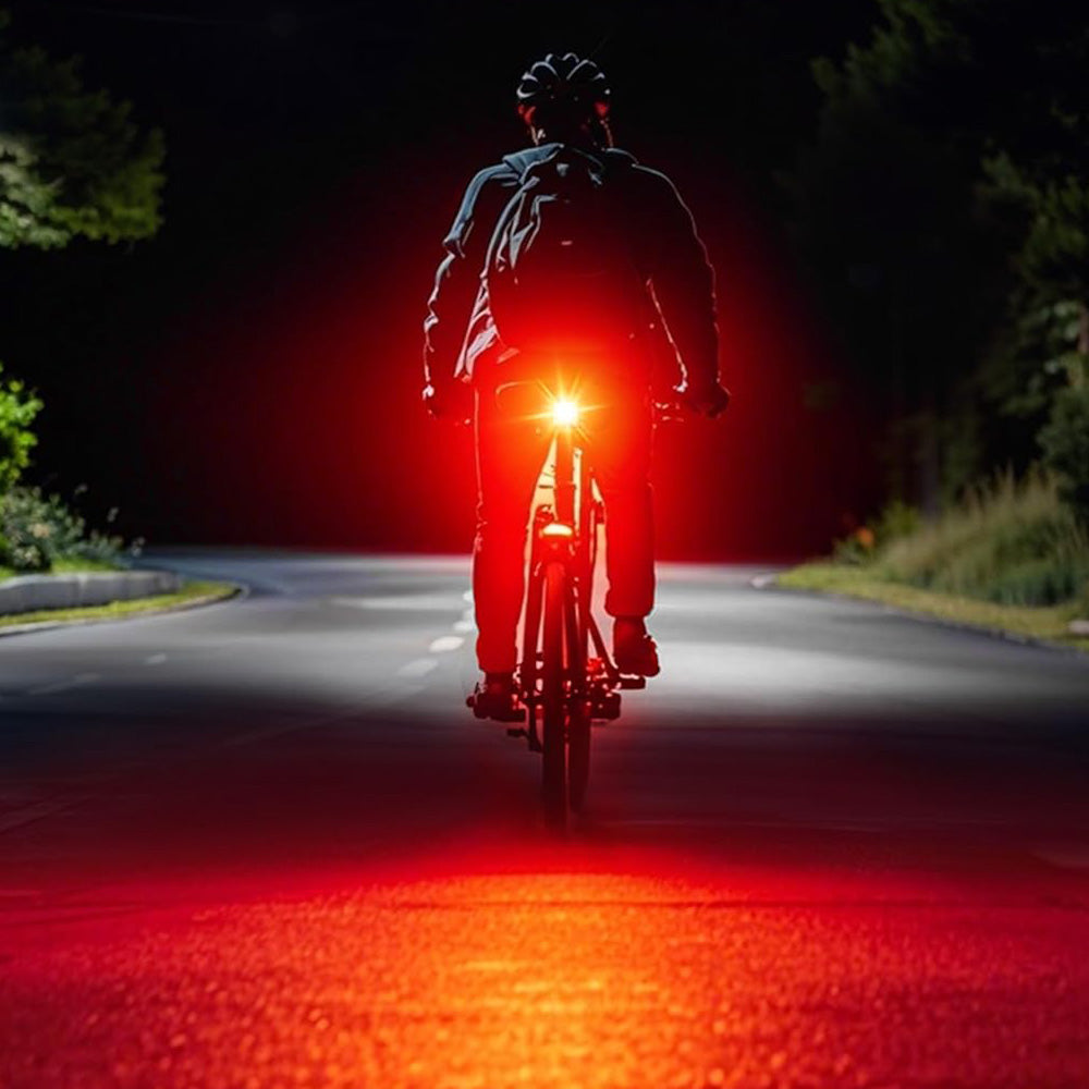 Smart Brake Sensing Bike Tail Light Rechargeable Cycling Safety Light