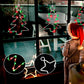 3Pcs Christmas Tree Light Indoor Xmas Table Decoration Light with Timer