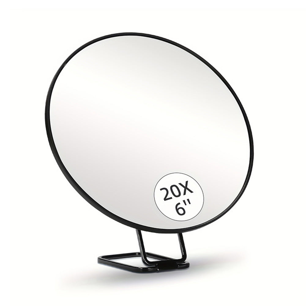 10X/20X/30X Round Magnifying Mirror with 3 Suction Cups and 360 Degree Adjustable Stand