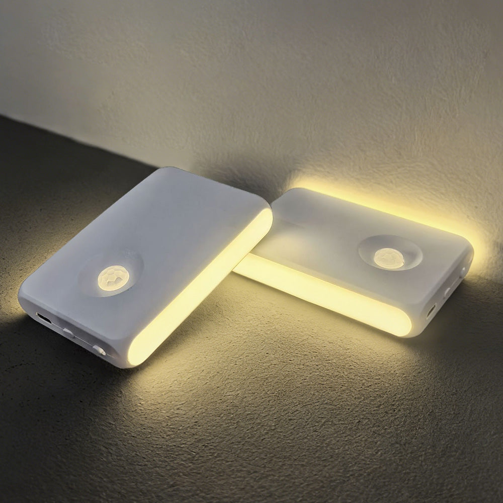 4Pcs Motion Sensor Night Light Stair Lights Indoor for Hallway Stairway Bathroom