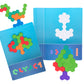 Wooden Tangram Puzzle Set STEM Educational Logic IQ Game Montessori Toy