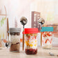 4Pcs 600ML Overnight Oats Containers with Lids and Spoons
