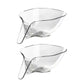 2Pcs MultiFunctional Drain Baskets Strainer Bowls With Funnel