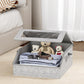 Large Capacity Hat Organizer Box Holds 30 Hats for Baseball Cap Wide Brim Cap