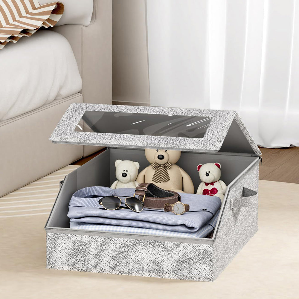 Large Capacity Hat Organizer Box Holds 30 Hats for Baseball Cap Wide Brim Cap