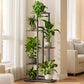 Five Tier Metal Plant Stand Indoor Balcony Shelf