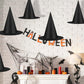 12 Pcs Halloween Witch Hats Costume Accessories Wizard Hats with Nylon Rope for Indoor Outdoor Decorations