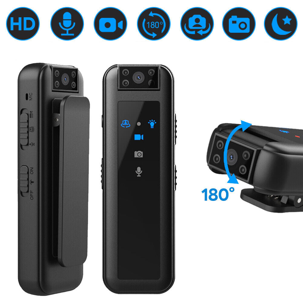 1080P Portable Pocket Video Audio Recorder Night Vision Cam