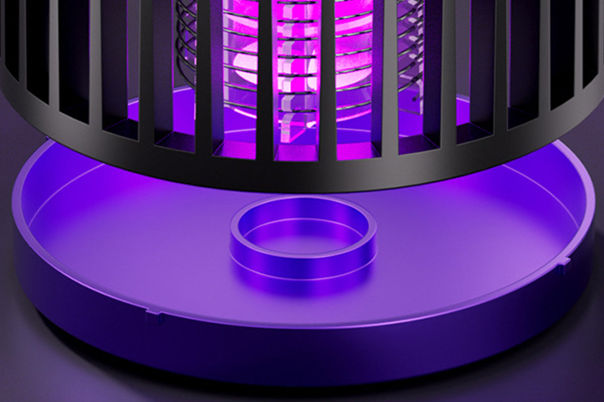 2-in-1 Fan Mosquito Killer Lamp Purple Light Trap Electric Zapper