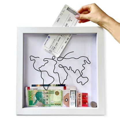 Adventure Archive Box Ticket Shadow Box with Slot