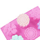 3 Pack Flower Soap Mold Silicone Baking Molds for Soap Chocolate Cake