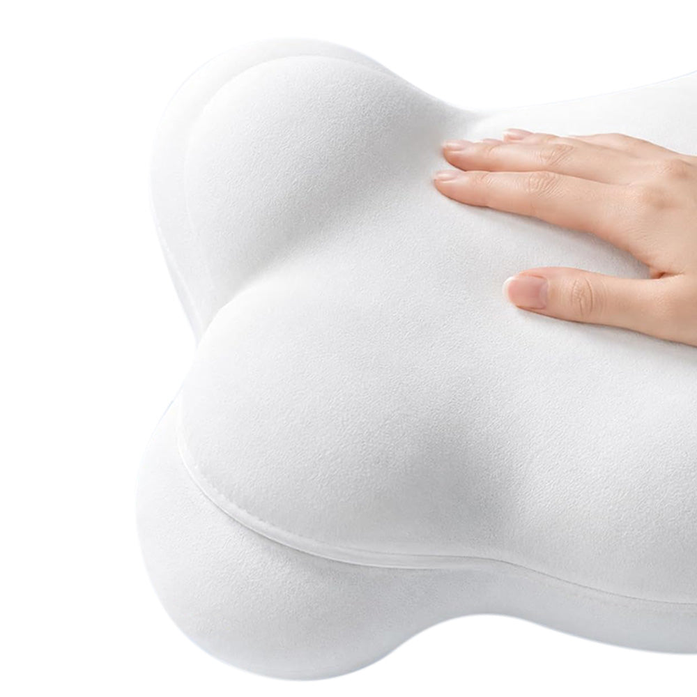Cloud Shape Memory Foam Pillow with Breathable Cover for Sleeping