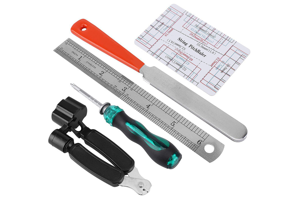 20PCS Luthier Guitar Care Kit Repair Maintenance Tool Set for Guitar Players