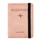 RFID Shield Passport Holder and Luggage Tag Set PU Leather Organizer