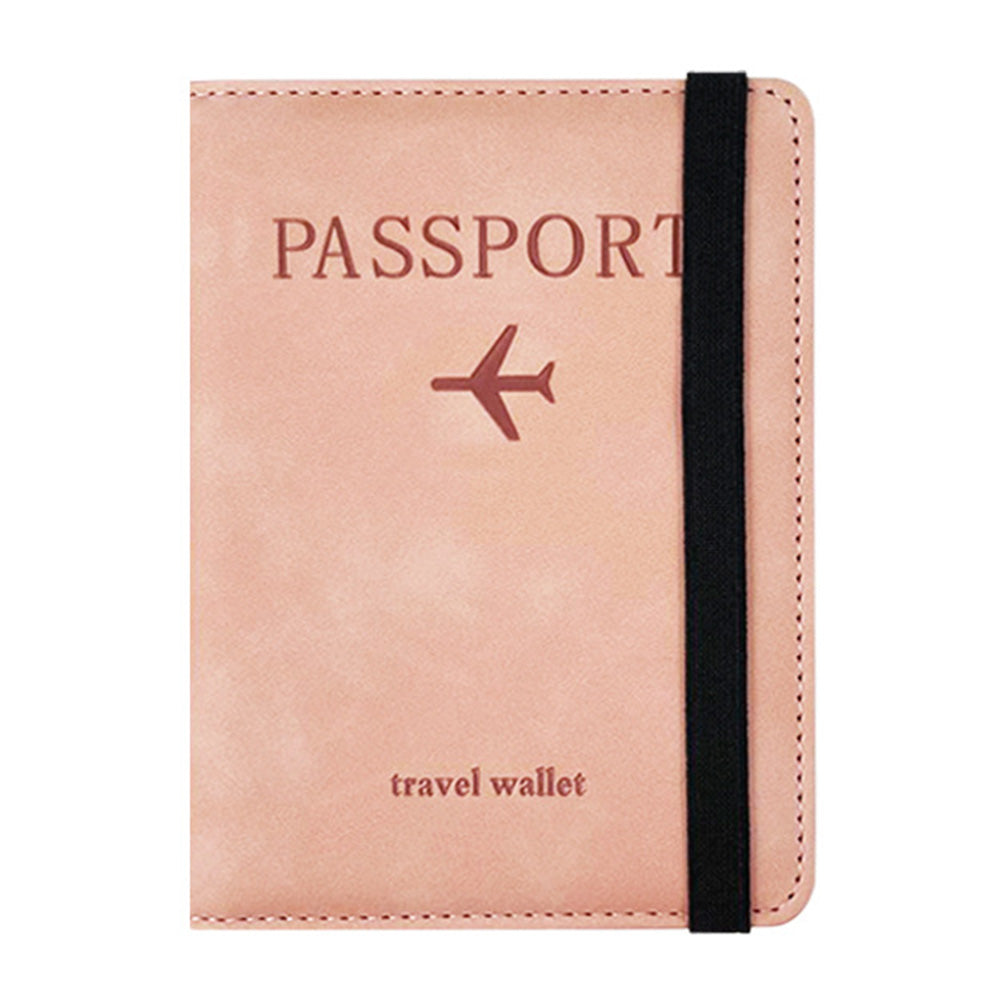 RFID Shield Passport Holder and Luggage Tag Set PU Leather Organizer