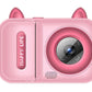 Toy Camera 1080P Instant Digital Print Camera with 1 Roll Printing Paper