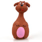 Cartoon Latex Squeaky Dog Toy for Teeth Cleaning