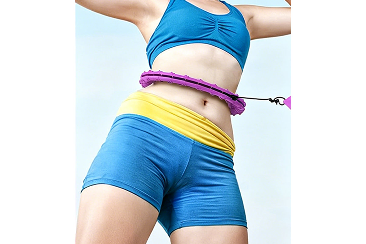 32 Section Detachable Weighted Hula Hoop Adjustable 26 to 58 Inches