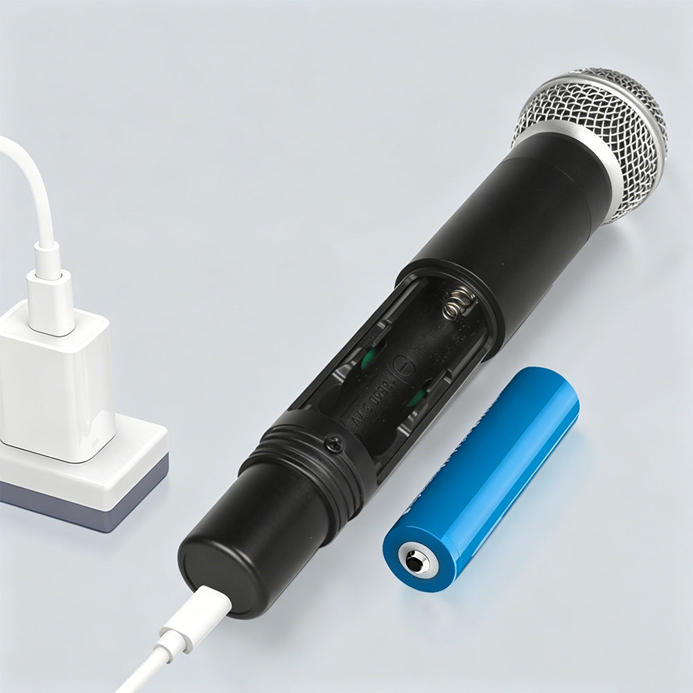 2 Pack 2.4G Wireless Microphone for Home Karaoke