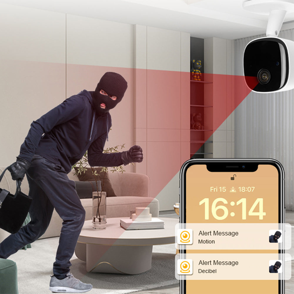 Wireless WiFi Security Camera Indoor Outdoor HD Surveillance