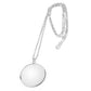 5X Magnifying Glass Pendant Necklace Elegant Round Monocle Lens for Ladies Mom