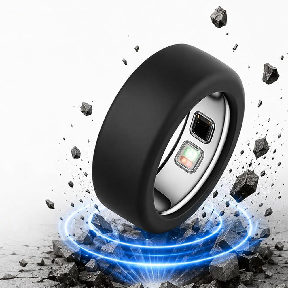 2Pcs Ring Covers Compatible with Oura Ring 5-Black