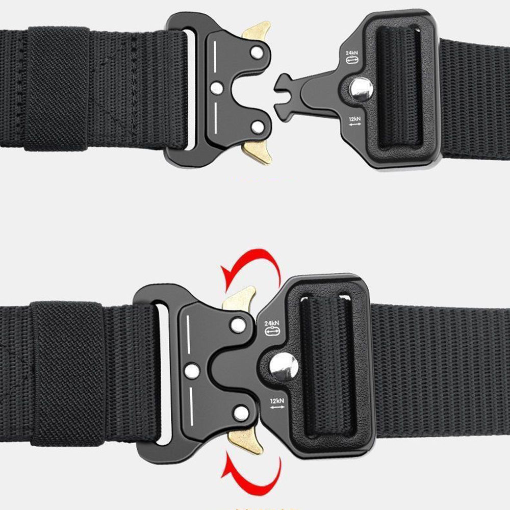 Nylon Tactical Belt Quick-Release for Outdoor Work Daily