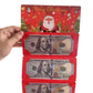 10-Slot Foldable Christmas Red Envelope with Foil Stamping