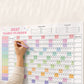 2027 Full Year Wall Calendar for Home Office and School Planning