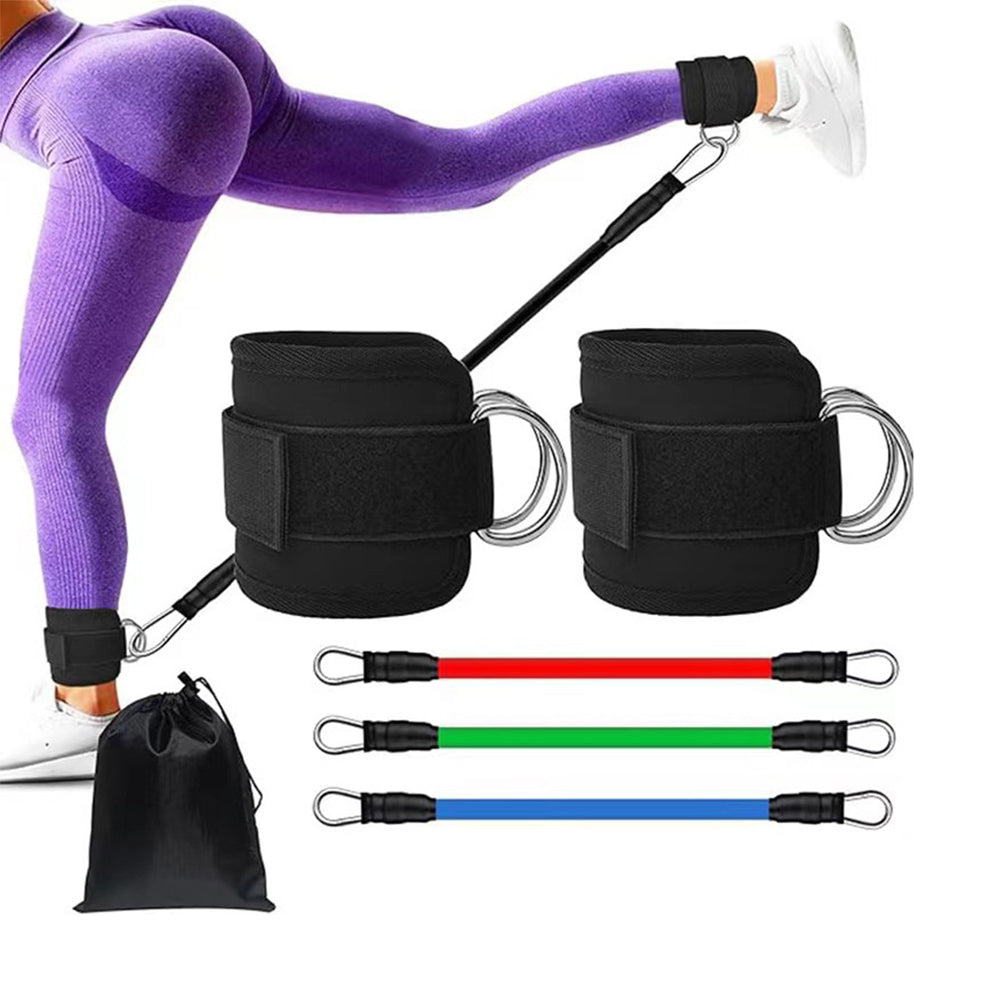 Ankle Resistance Bands With Cuffs TPE Booty Workout Equipment For Working Out