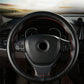 Genuine Leather Steering Wheel Cover - Hand-Stitched 360° Full Wrap Auto Grip