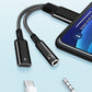 2-in-1 Type-C Audio and Charging Adapter for USB-C Devices with 30W Fast Charge
