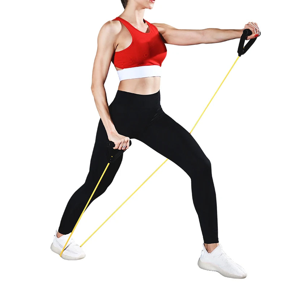 11Pcs Exercise Resistance Band Set Home Gym Fitness Elastic Tube