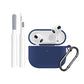 Silicone Case Cover Compatible with AirPods 3rd Generation with Cleaner kit  and Keychain