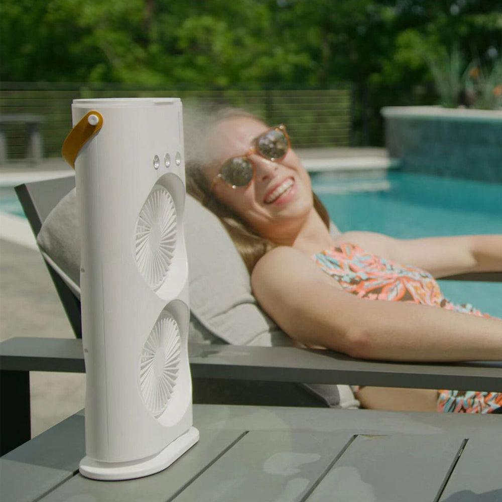 Double-ended Spray Fan Humidifier Personal Air Conditioner and Cooling Fan