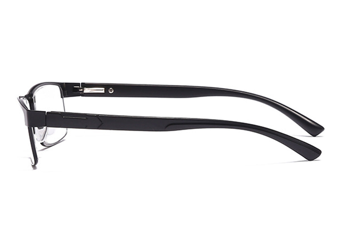 Rectangular Blue Light Blocking Reading Glasses for Seniors Comfortable Eye Protection