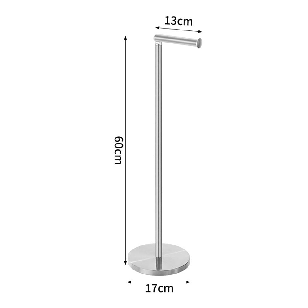 Anti Slip Toilet Paper Holder Stand Stainless Steel Tissue Stand for Bathroom Kitchen