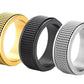 Titanium Steel Spinner Ring Set Silver Black Gold Relaxing Rotating Rings