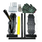 Lawn Aerator Tool Manual Dethatcher with 18 Steel Tines for Garden Yard Turf